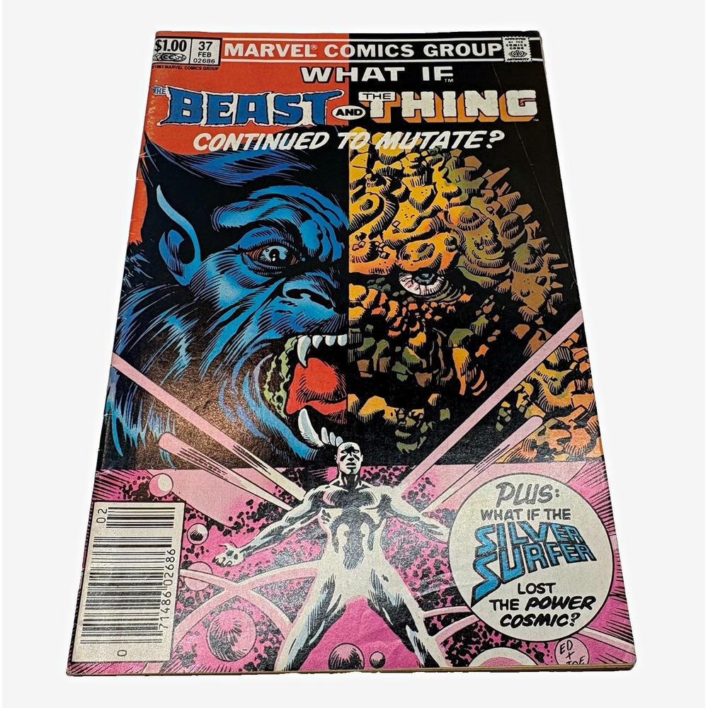 Marvel What If? #37 1982 Beast & Thing Mutate? Silver Surfer